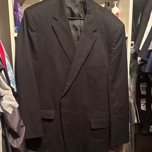 Elegant Charcoal Men's Blazer